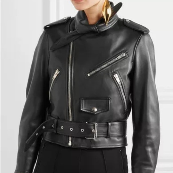 Balenciaga luxury  leather biker jacket 🔥 - Picture 3 of 16